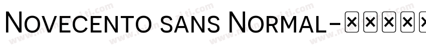 Novecento sans Normal字体转换